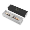 Parker IM Grey Lacquer Gold Trim Ballpoint Pen 