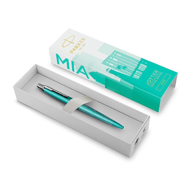 Parker Jotter Icon Miami Turquoise Ballpoint Pen 