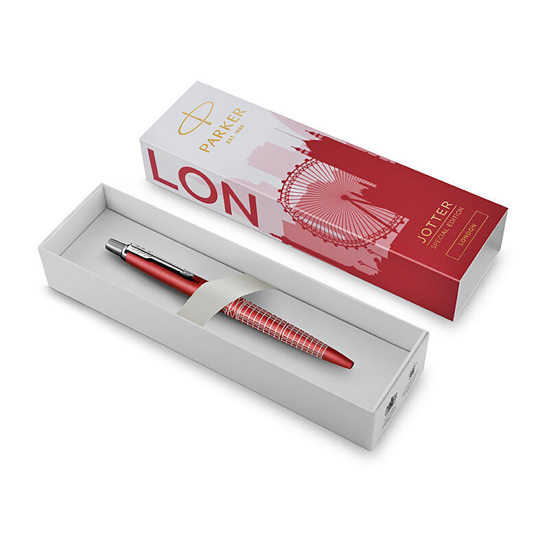 Parker Jotter Icon London Red Ballpoint Pen 