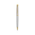 Waterman Hemisphere Stainless Steel Gold Trim Ballpoint Pen 