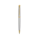 Parker Waterman Hemisphere Stainless Steel Gold Trim Ballpoint Pen