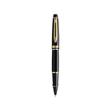 Parker Waterman Expert Black Gold Trim Rollerball Pen