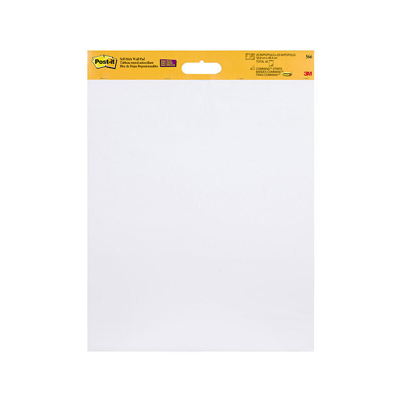 Post-it WallPad Large Self-Stick Notes (4 Pads Total) 