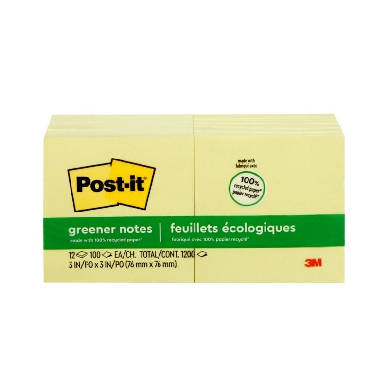 Post-it Notes 76x76mm Square Pads - 24 Pack Removable Sticky Notes 