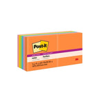 Post-it Super Sticky Notes 3x3 - Assorted Colors, 12-Pack 