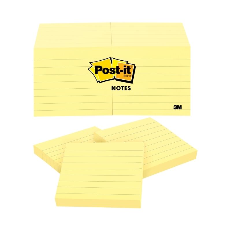 Yellow Sticky Notes 3x3 Inch - 12 Pack (76x76mm) 