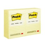 Post-It Yellow Sticky Notes, Large (98x149mm) - 12 Pack 