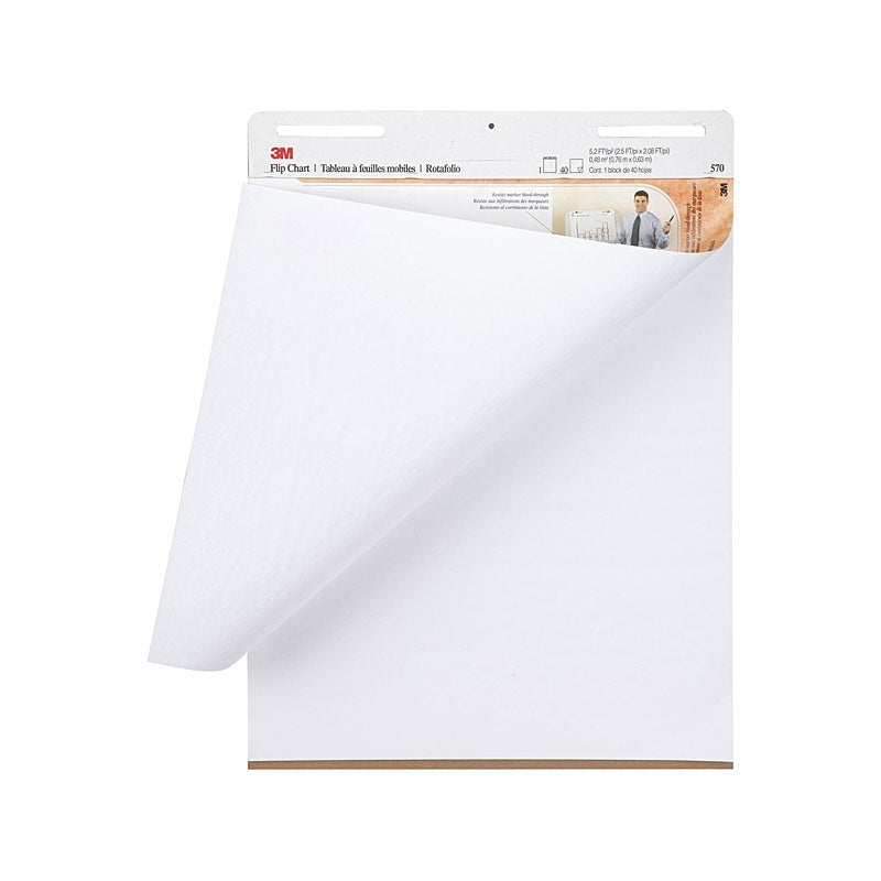 P-I 570 Large Flip Chart Paper Pads - 635x762mm (2 Pack) 