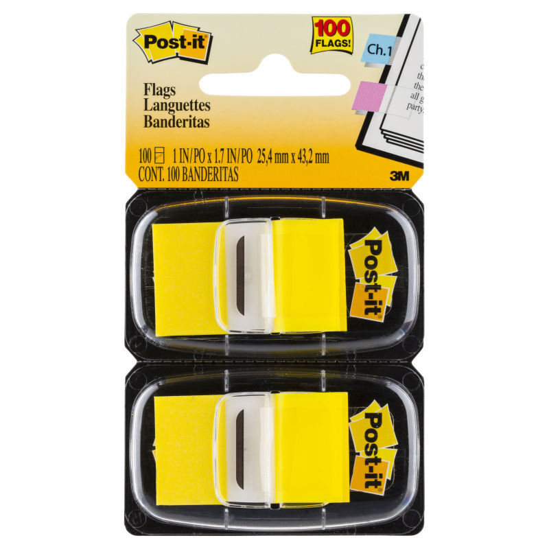 Post-it Yellow Page Markers 680 Series - 12 Bulk Packs 