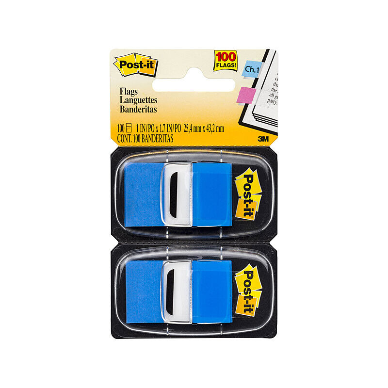 Presco Blue 680-BE2 Marking Flags - 2 Pack 