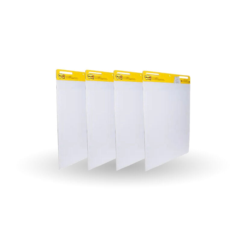 Post-it Self-Stick White Easel Pads - 4 Pack (Model 559) 