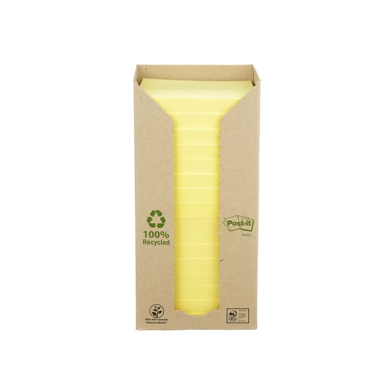 Yellow Sticky Notes 3x3 Inch - Bulk Pack of 16 Pads 
