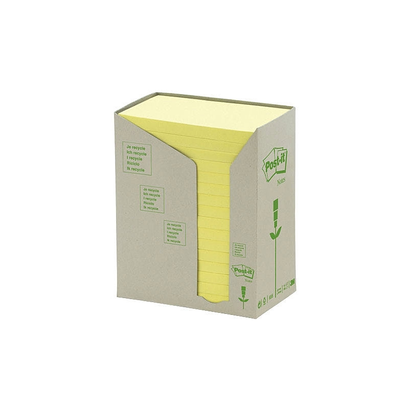 Large Yellow Sticky Notes 76x127mm - Pack of 16 