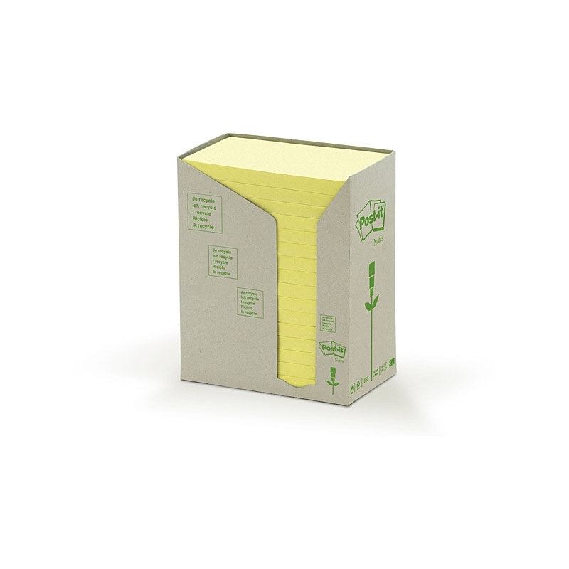 Large Yellow Sticky Notes 76x127mm - Pack of 16 