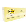 Post-it Yellow Sticky Notes 38x50mm - Pack of 12 Pads 