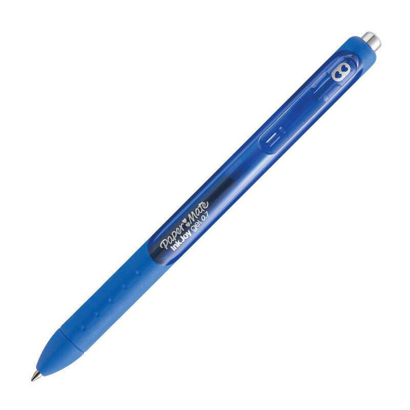 Paper Mate Inkjoy RT Gel Pens - Blue Ink - Box of 12 