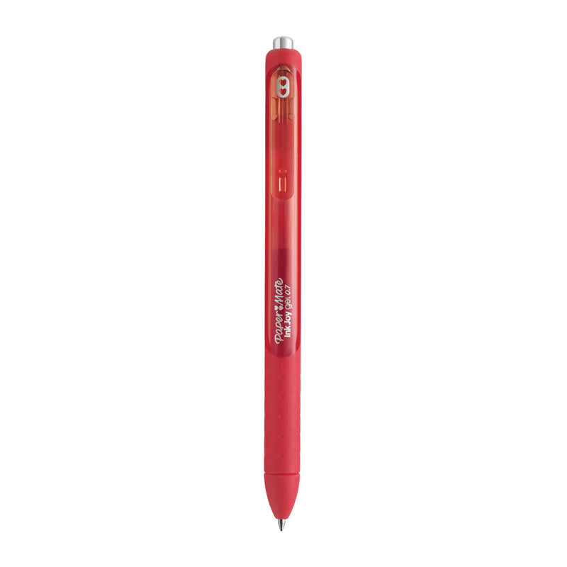 Paper Mate InkJoy RT Red Gel Pens - Smooth & Fast-Drying (Box of 12) 