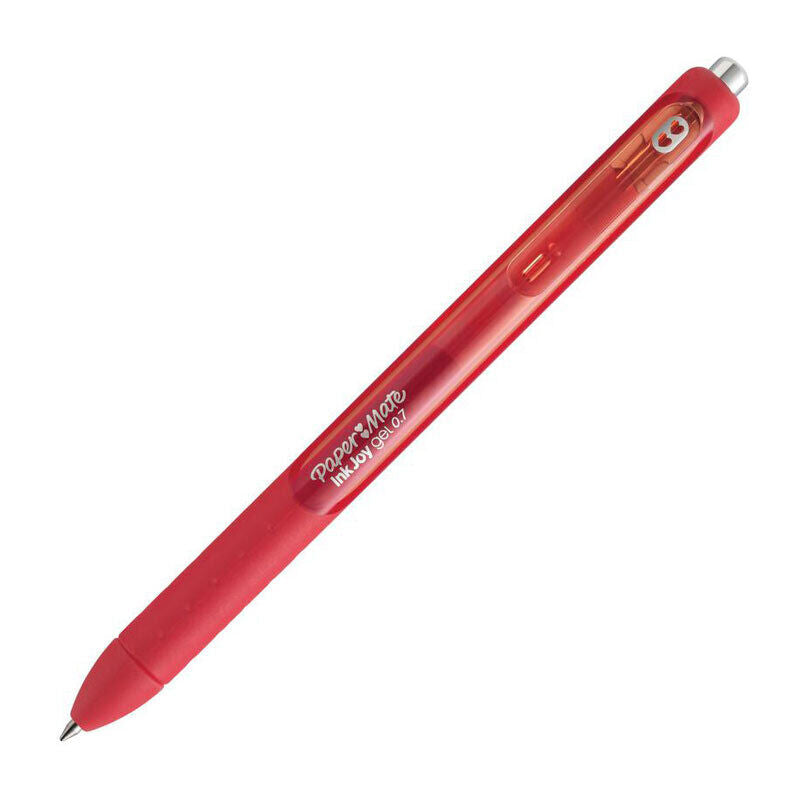 Paper Mate InkJoy RT Red Gel Pens - Smooth & Fast-Drying (Box of 12) 