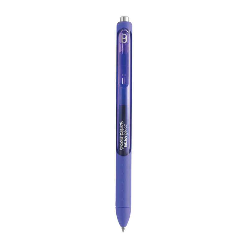 Paper Mate InkJoy RT Purple Gel Pens - Smooth & Retractable 12-Pack 