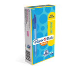 Paper Mate InkJoy 100RT Blue Retractable Ballpoint Pens (12 Pack) 