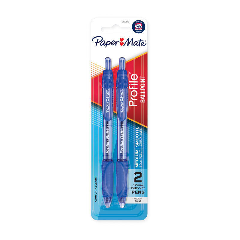 Pelikan Profi Blue Ballpoint Pens 1.0mm - 2 Pack 