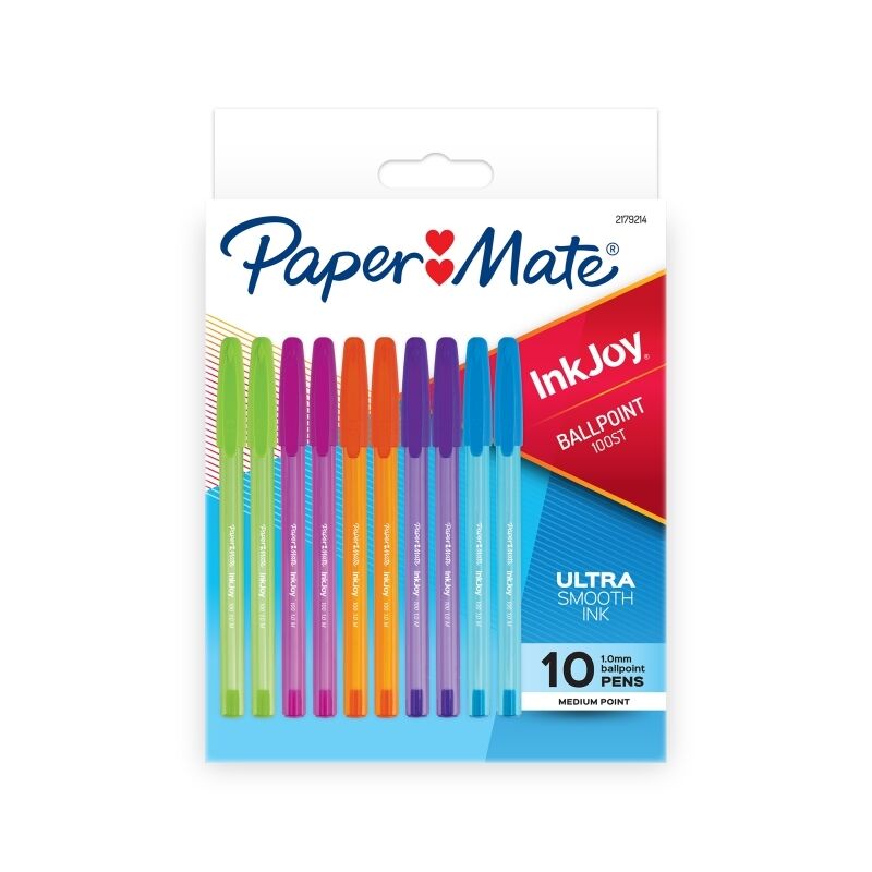 PM InkJ100ST Fashion Assorted Ballpoint Pens - 10-Pack (Box of 12) 