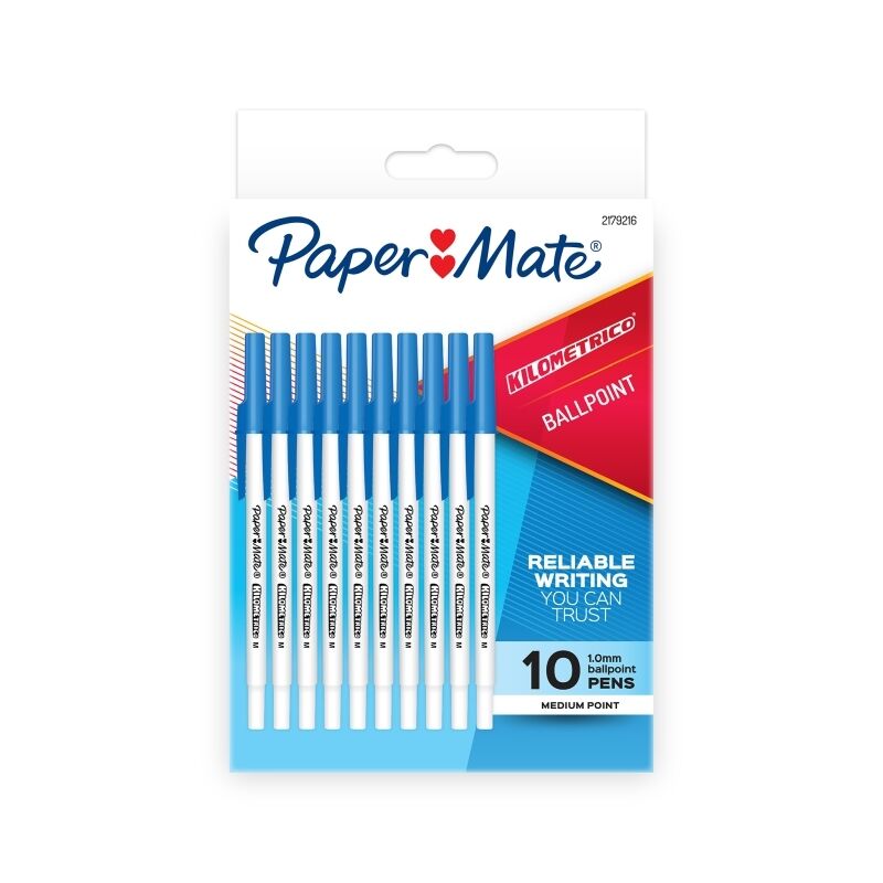 PM Kilometrico Blue Ballpoint Pens - Box of 12 