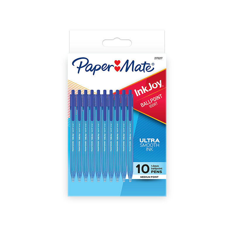 PM InkJ100RT Blue Ballpoint Pen Refills - 120 Count 
