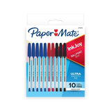 Paper Mate PM Assorted Retractable Ink Pens - 10 Pack