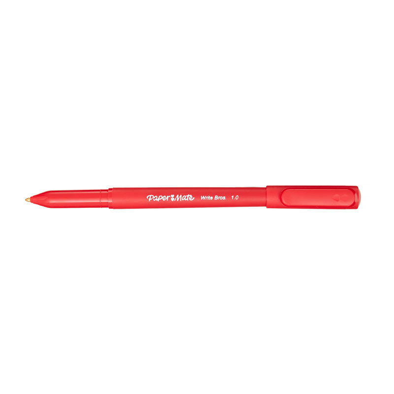 WriteBros 1.0mm Red Ballpoint Pens - Pack of 12 
