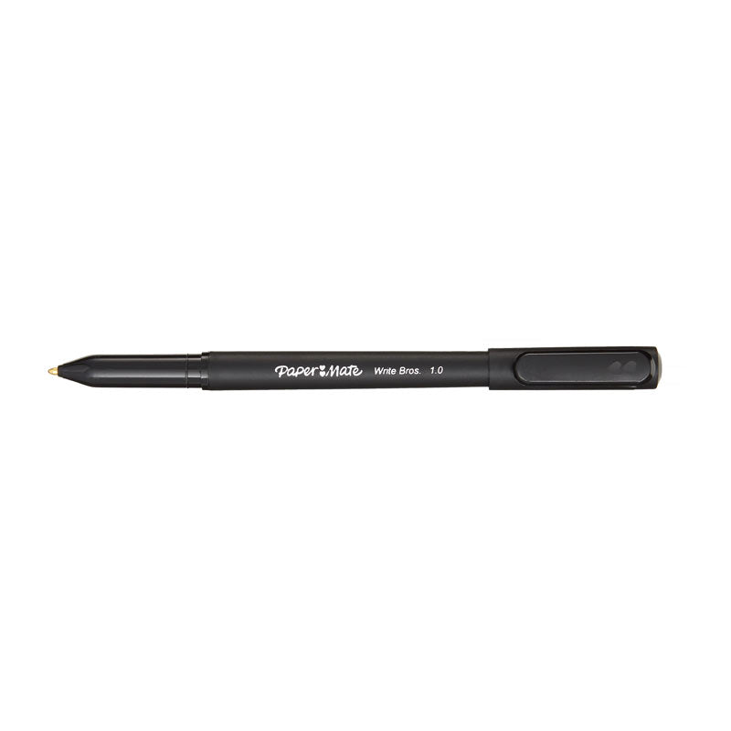 Paper Mate Write Bros 1.0mm Black Ballpoint Pens - 12 Pack 