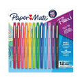 Paper Mate Flair Felt Tip Pens, Assorted Colors (12 Pack) 