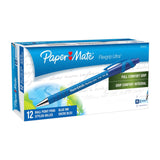 Paper Mate FlexGrip Ultra Retractable Pen - Blue, 1.0mm, 12-Pack 