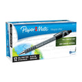 Paper Mate FlexGrip Retractable Ballpoint Pens, Black 1.0mm (Box of 12) 