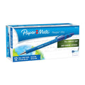 Paper Mate FlexGrip RT Retractable Blue Ballpoint Pens, 0.8mm, 12-Pack 
