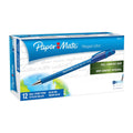 PM Flex Grip Blue Ballpoint Pens 0.8mm - Smooth Writing, Box of 12 