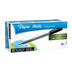 PM Flex Grip Black 0.8mm Ballpoint Pens - Box of 12 