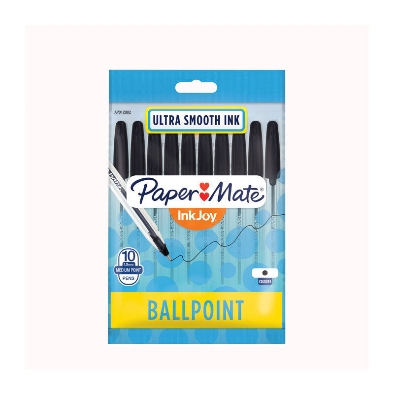 Paper Mate InkJoy 100ST Black Ballpoint Pens - 120 Count 