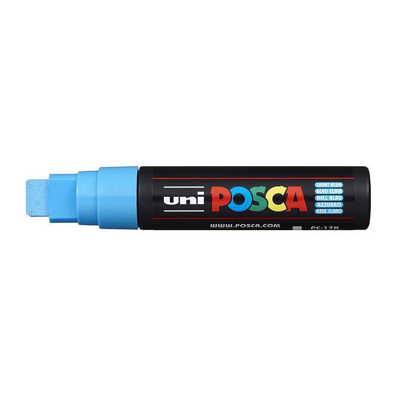 Posca PC-17K Broad Light Blue Acrylic Paint Marker 
