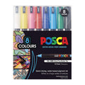 Posca PC-1MR Ultra Fine Marker Pen Set - Assorted 8-Pack 