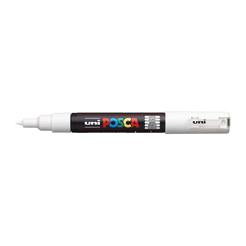 Posca PC-1M White Extra Fine Tip Paint Marker 