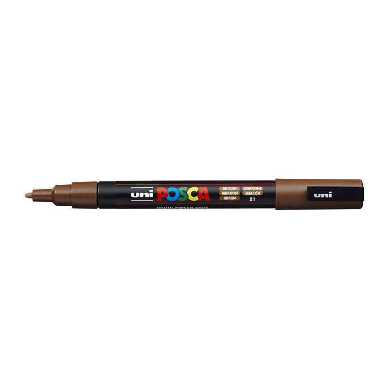 Posca PC-3M Brown Fine Bullet Paint Marker 
