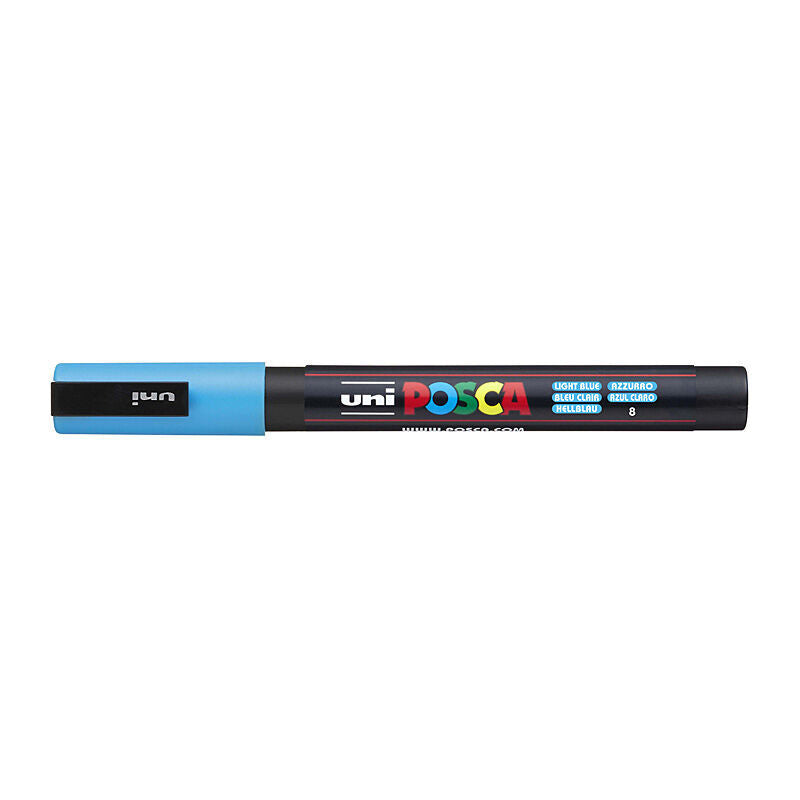 Posca PC-3M Fine Tip Light Blue Bullet Marker