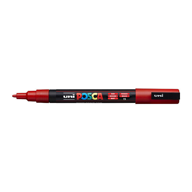 Posca PC-3M Fine Red Paint Marker 
