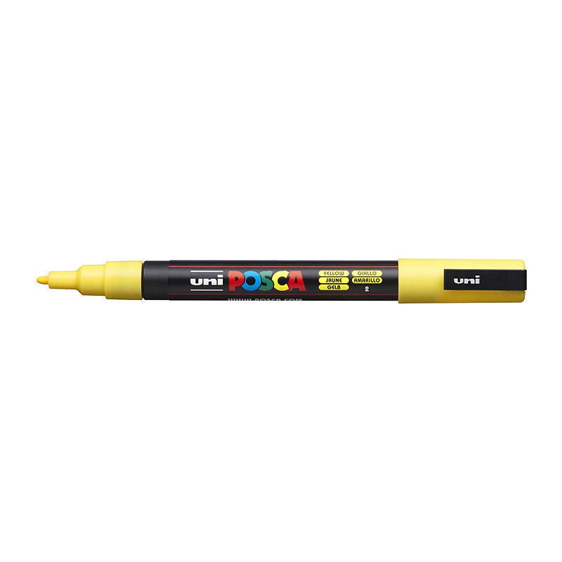 Posca PC-3M Fine Tip Paint Marker - Sunny Yellow 