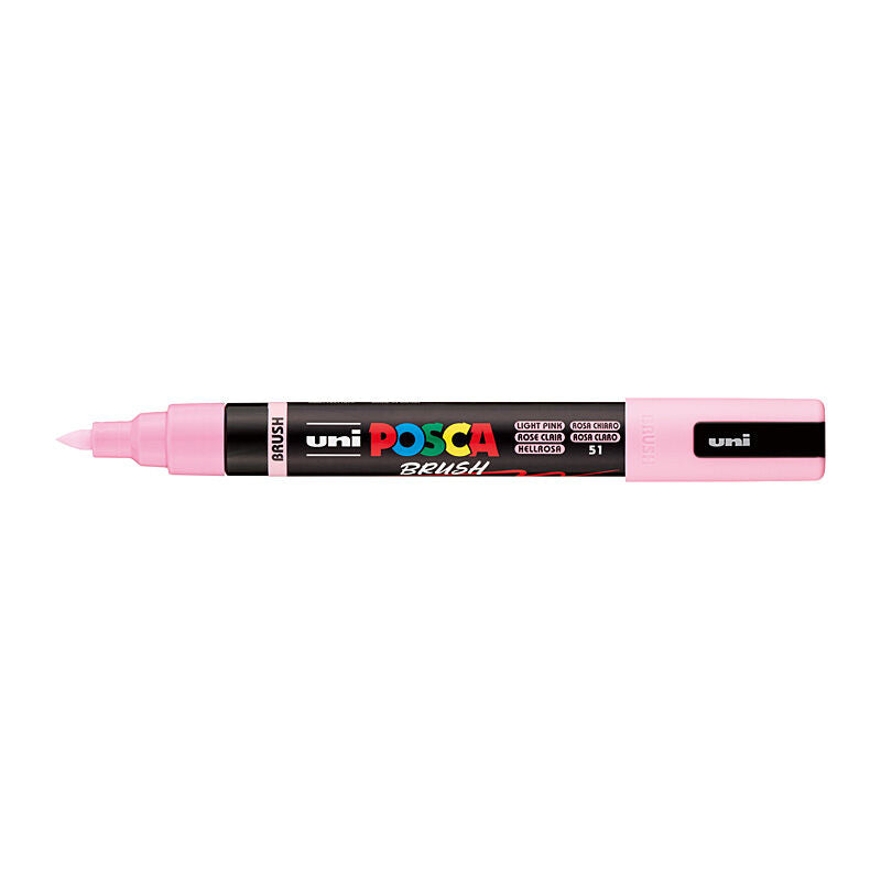 Posca Light Pink Medium Brush Tip Marker 