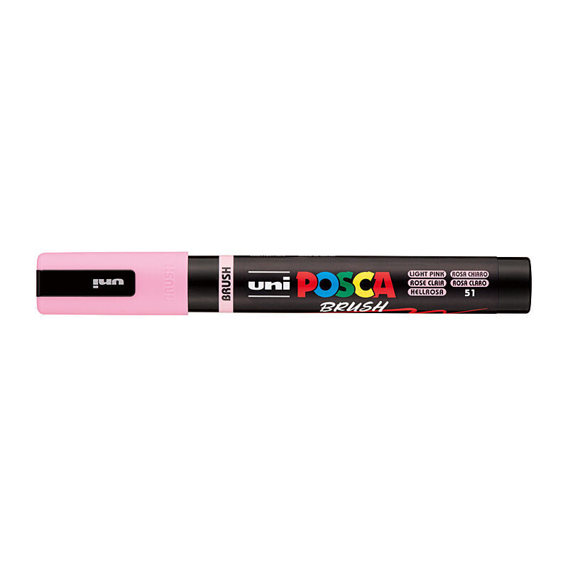 Posca Light Pink Medium Brush Tip Marker 