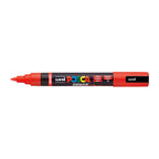 Posca Red Brush Tip Marker - Medium Point Paint Pen 