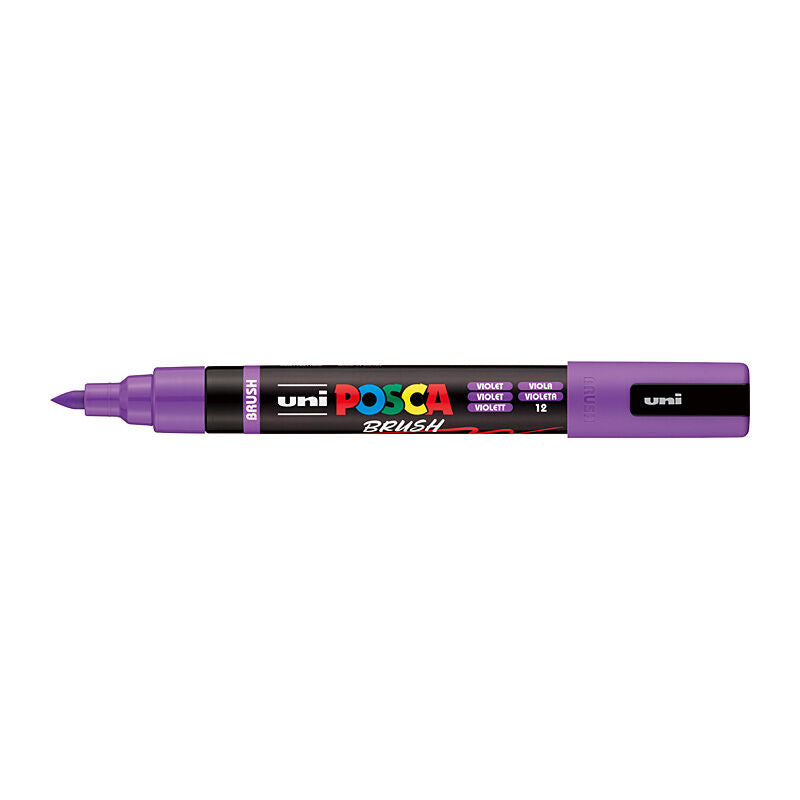 Posca Violet Medium Brush Tip Marker Pen