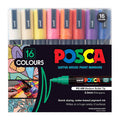 Posca PC-5M Medium Bullet Paint Markers - Assorted 16 Pack 